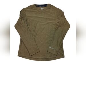 Athletic Works Boys XS (4-5) Long Sleeve Shirt| Olive Green Color